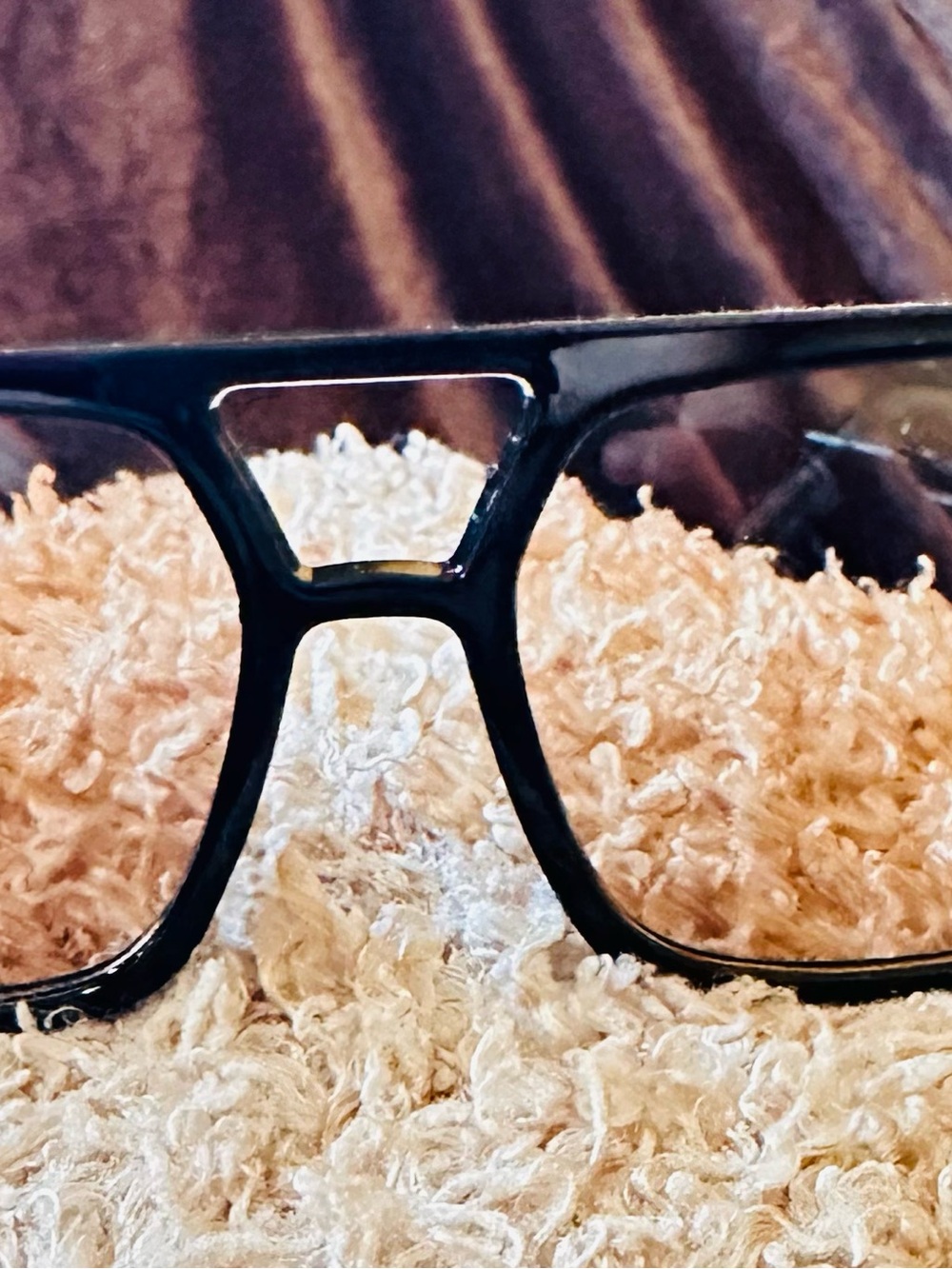 Black Retro Oversized Square Sunglasses